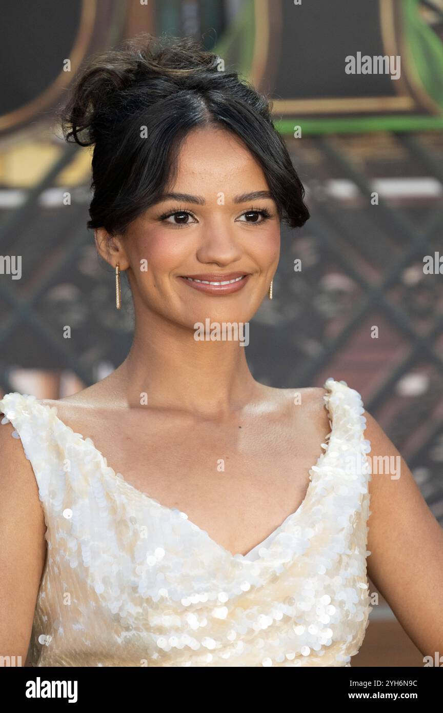 Los Angeles, Stati Uniti. 9 novembre 2024. LOS ANGELES, CA. 9 novembre 2024: Marissa Bode alla prima di Wicked al Dorothy Chandler Pavilion. Crediti fotografici: Paul Smith/Alamy Live News Foto Stock