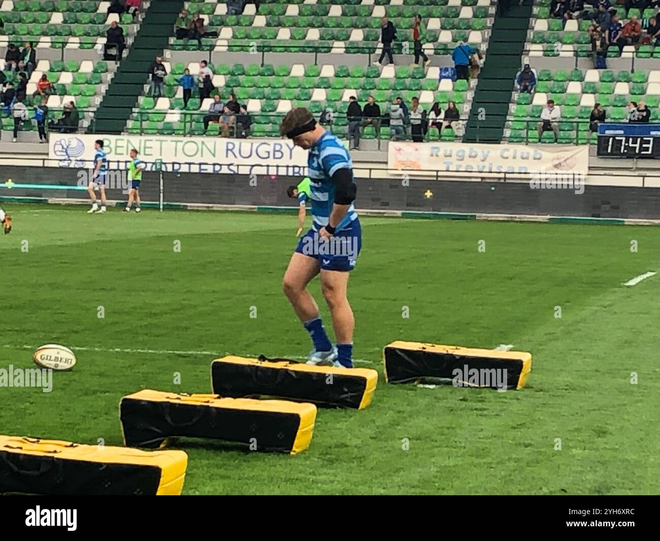 Benetton Treviso contro Leinster in Rugby URC Foto Stock