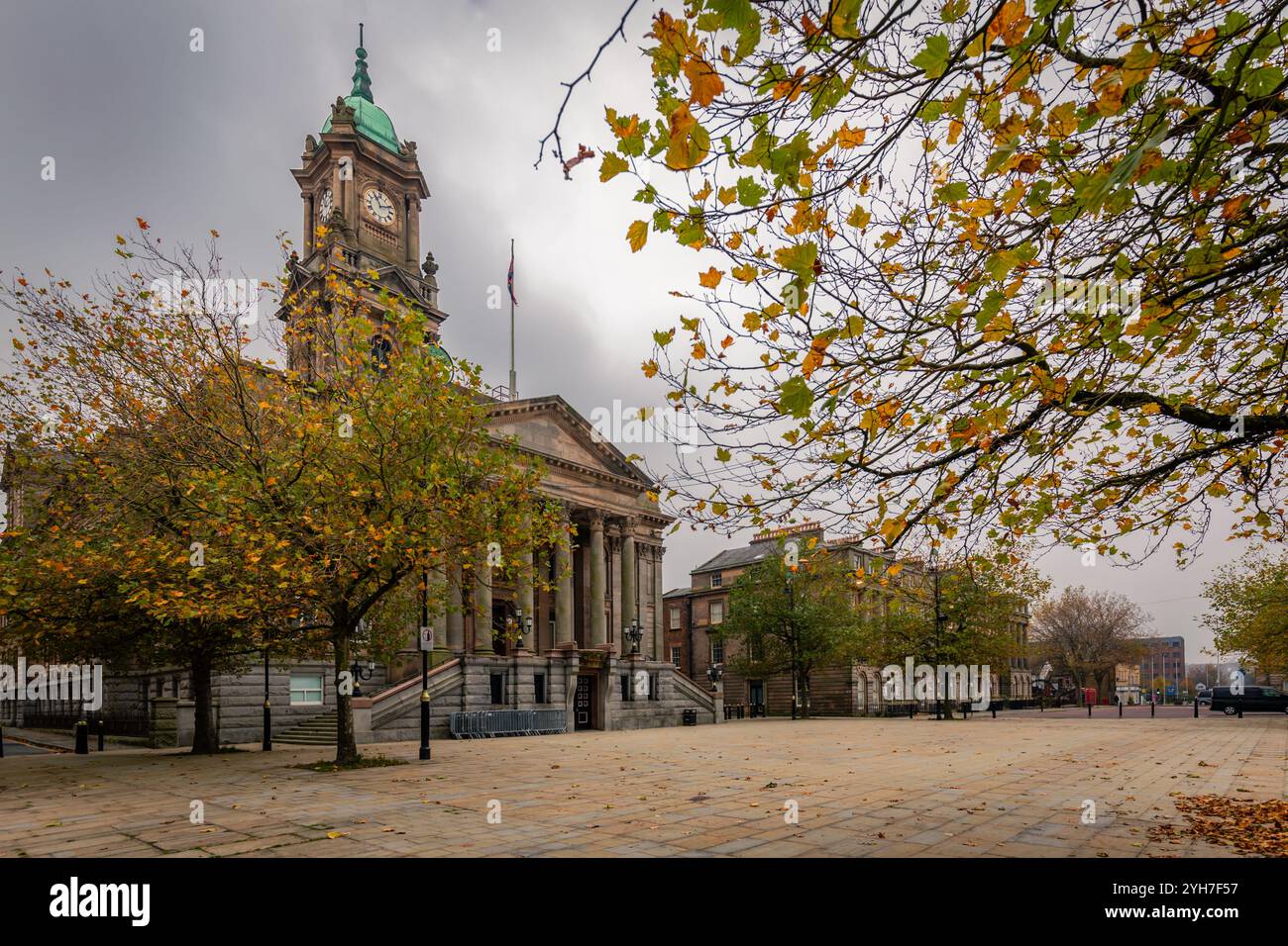 Birkenhead Town Hall, Hamilton Square, Wirral Foto Stock