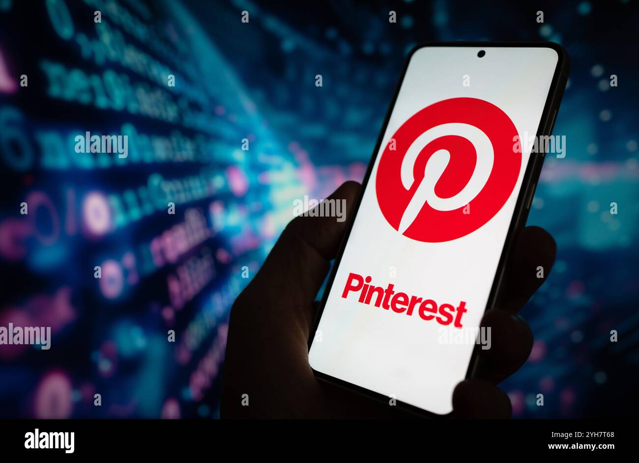 Logotipo di servizio di social media Pinterest Foto Stock