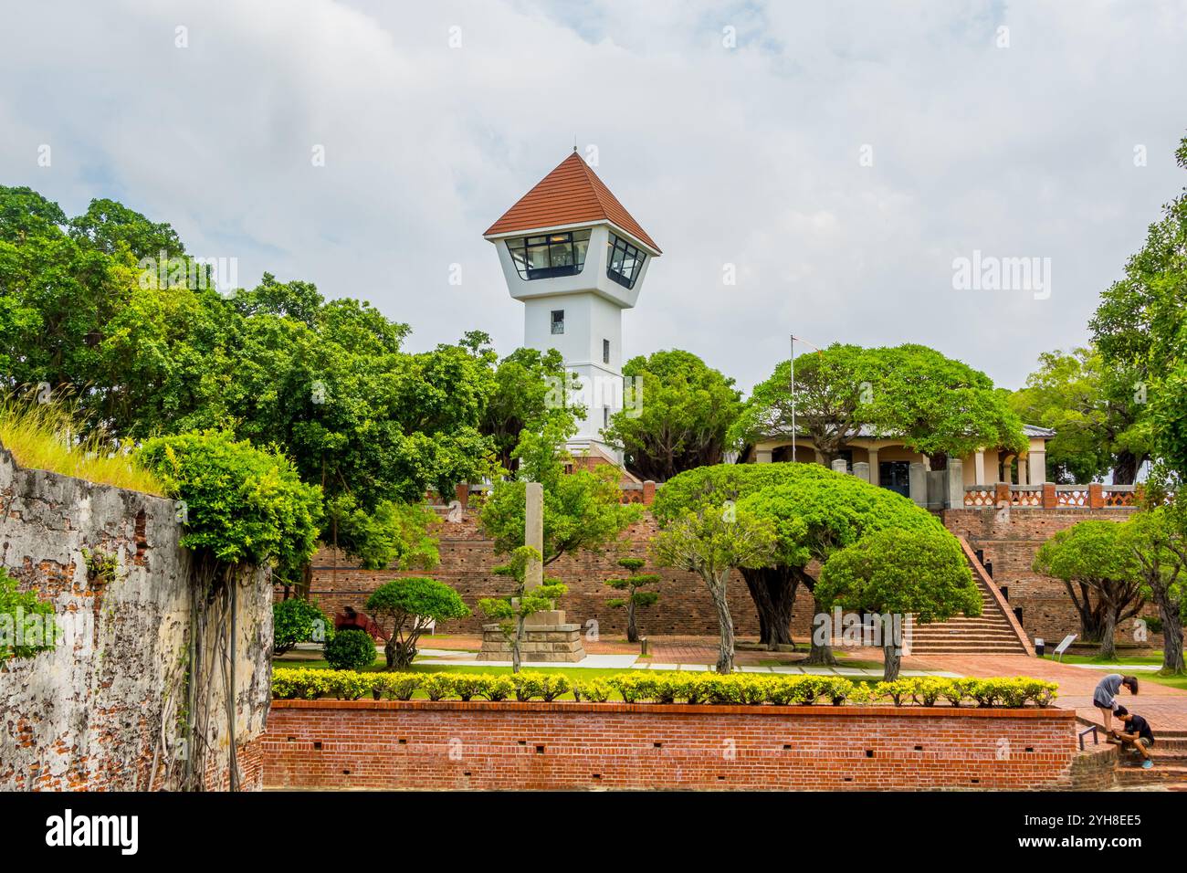 L'antico forte olandese di Anping a Tainan, Taiwan Foto Stock