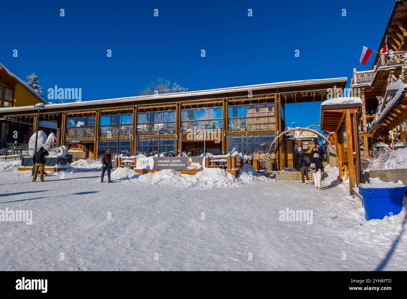 Stazione di montagna di Gubalowka a Zakopane, Polonia Foto Stock