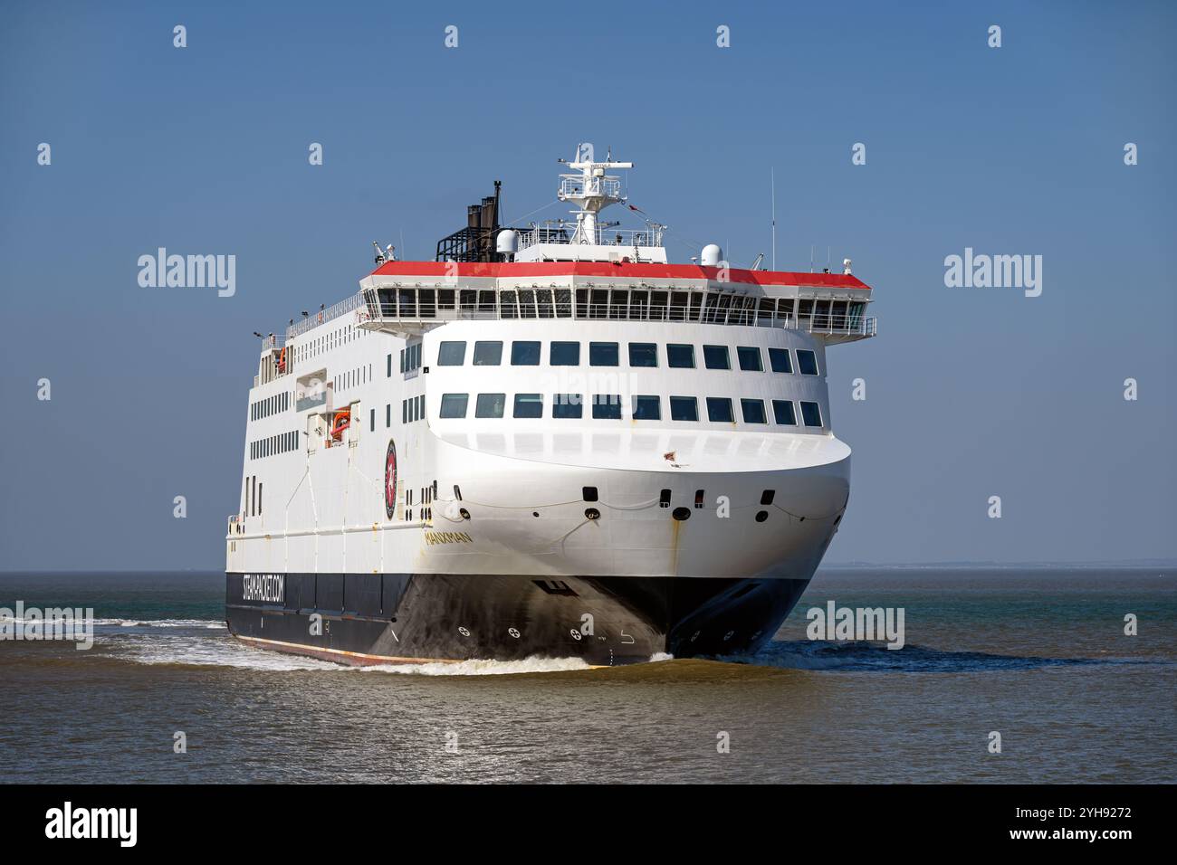 Traghetto della compagnia di pacchetti a vapore dell'Isola di Man Manxman. Foto Stock