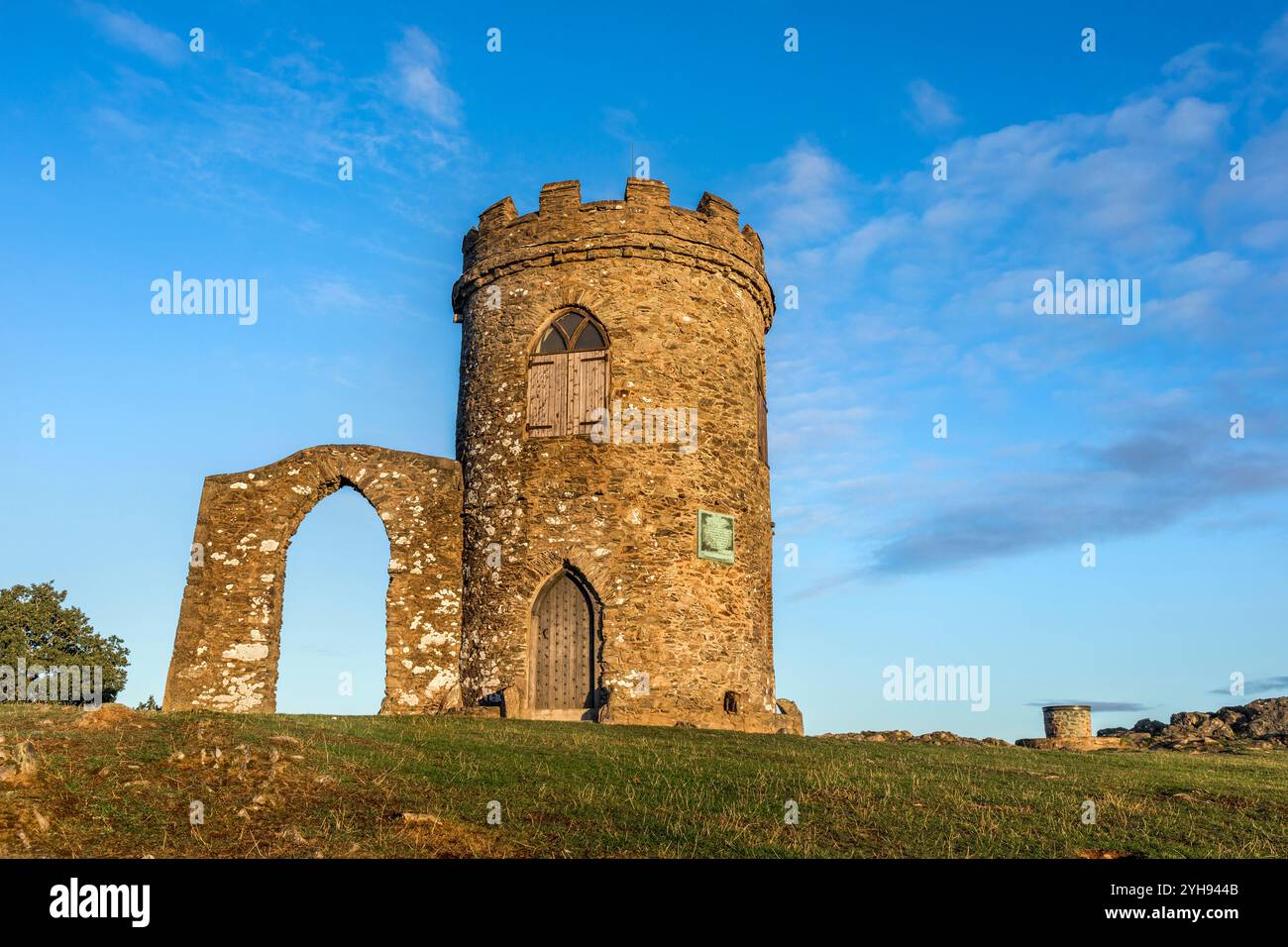 Leicestershire; Old John Tower; Bradgate Park; Regno Unito Foto Stock