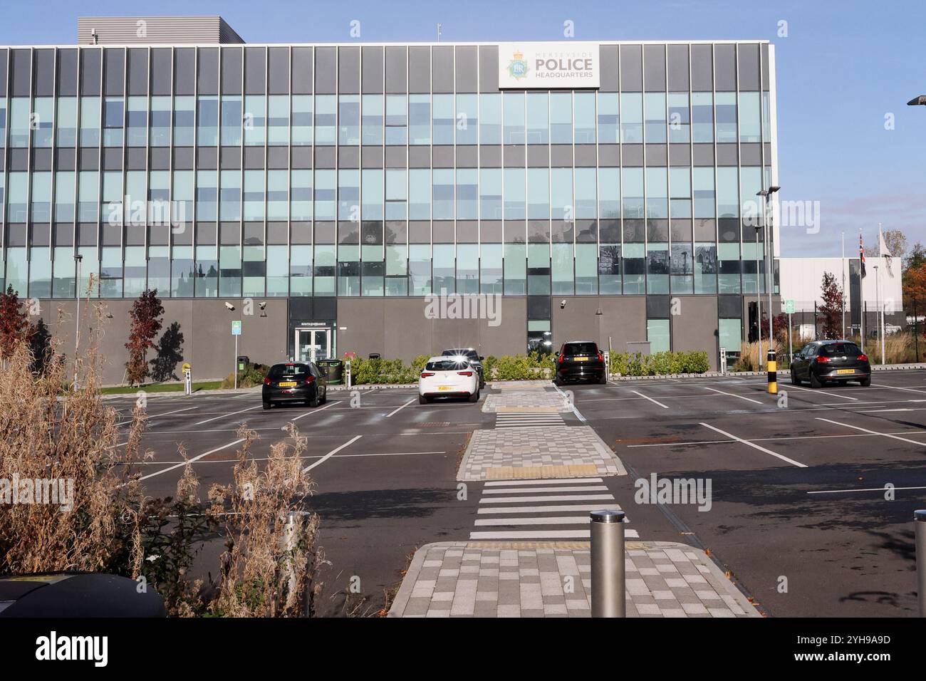 Nuovo,costruito,di recente,costruito,grande,enorme,ammiraglia,polizia Merseyside,edificio,sede centrale,Rose Hill,Liverpool,Inghilterra,Gran Bretagna,Regno Unito,Regno Unito,Regno Unito,Regno Unito, Foto Stock