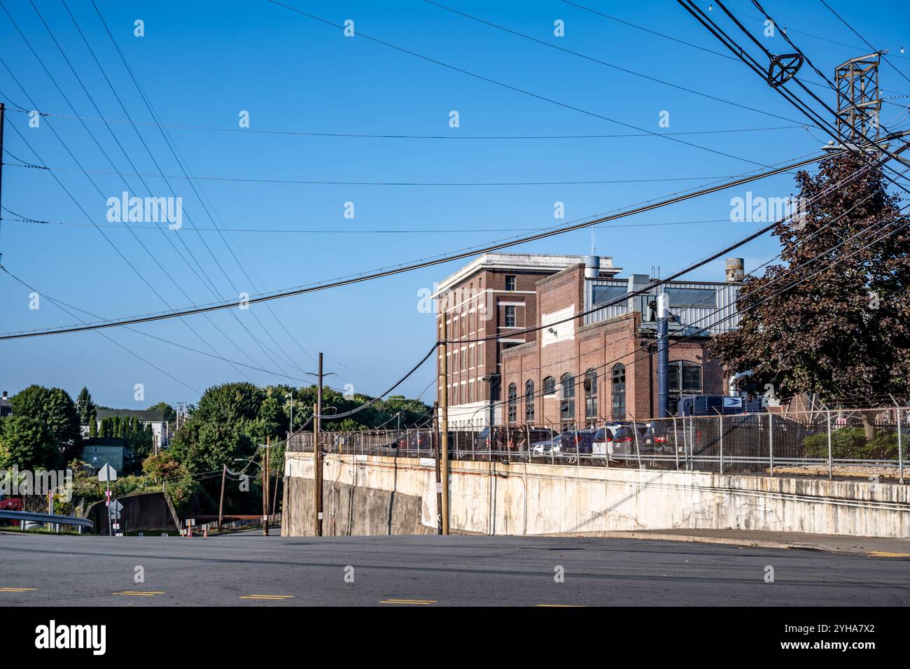 Scranton, Pennsylvania, USA - 9.22.2024: Vista panoramica dello stabilimento di munizioni dell'esercito Foto Stock