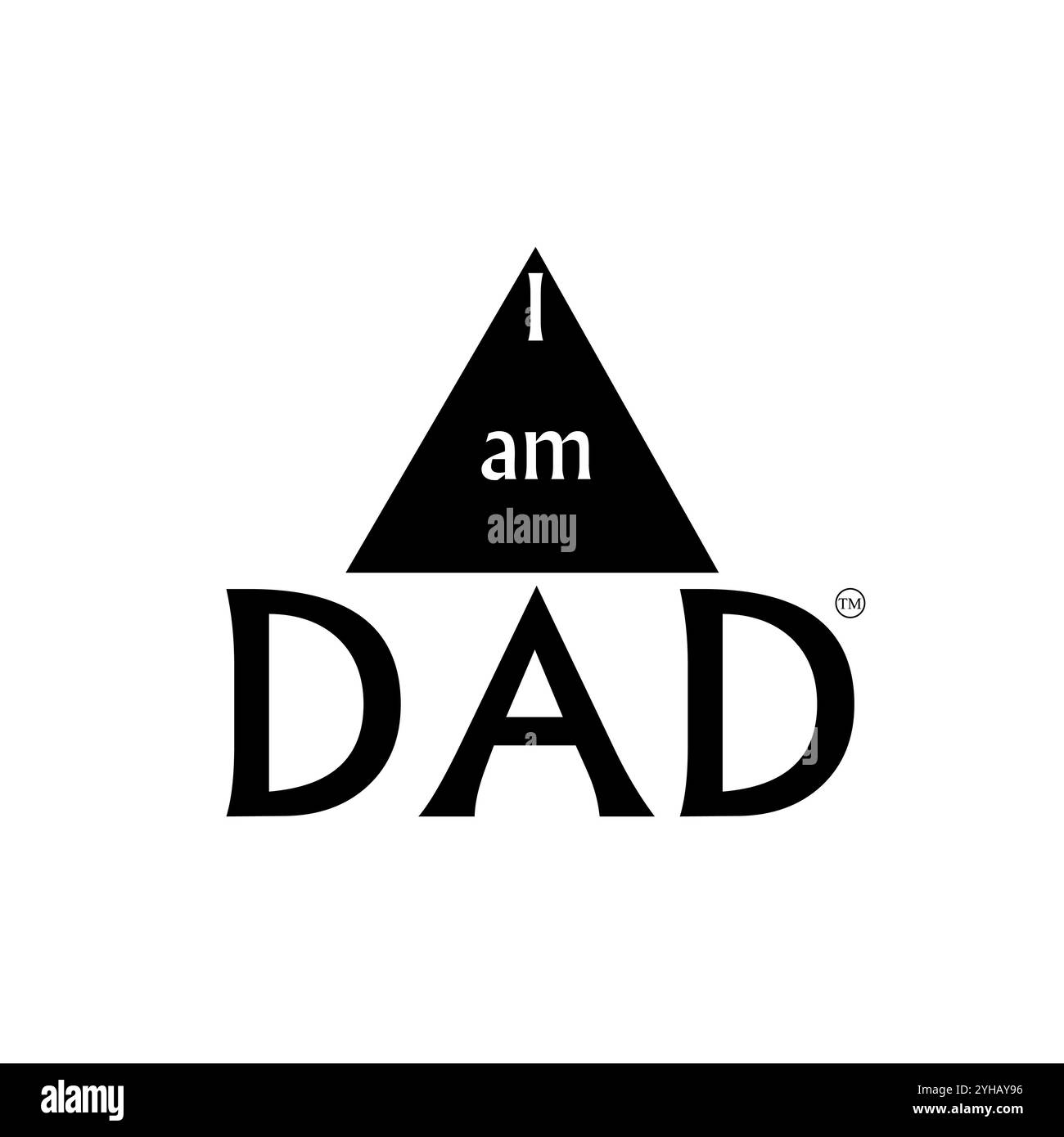 Sono papà Ever concept design T-shirt, t-shirt nera per il miglior design di illustrazione vettoriale di PAPÀ di sempre Illustrazione Vettoriale