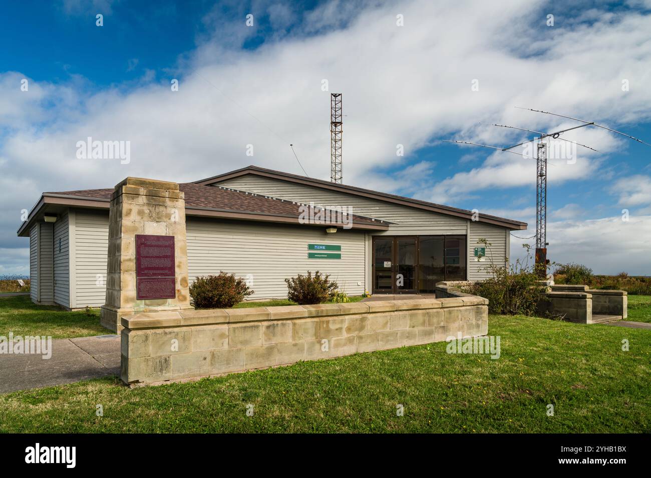 Marconi National Historic Site   Table Head, nuova Scozia, CAN Foto Stock