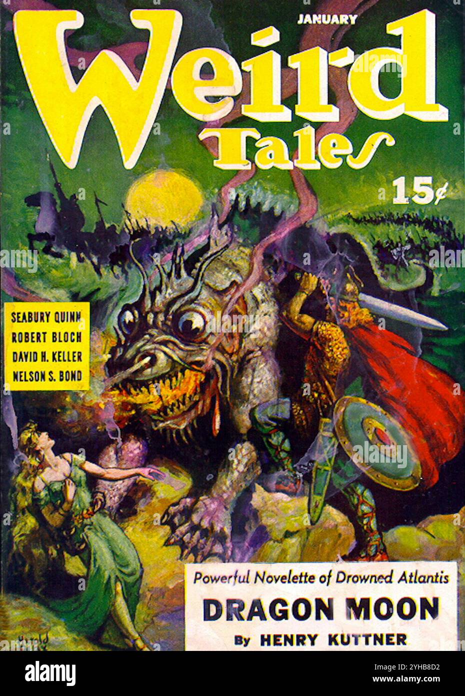 Weird Tales Gennaio 1941. Foto Stock