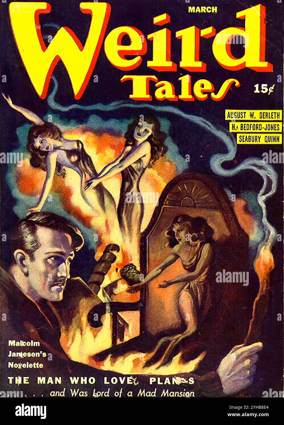 Weird Tales Marzo 1941. Foto Stock