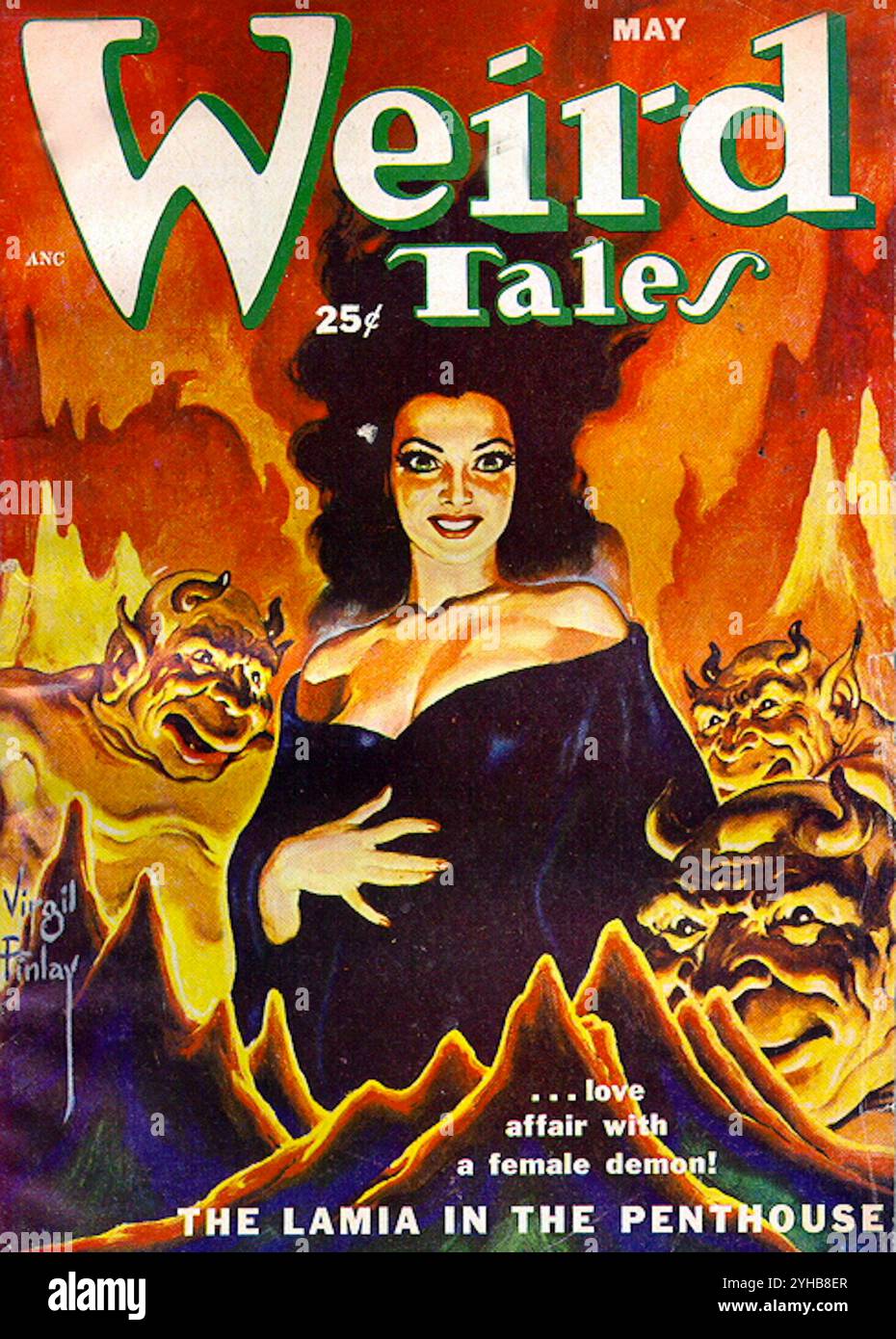 Weird Tales Maggio 1952. Foto Stock