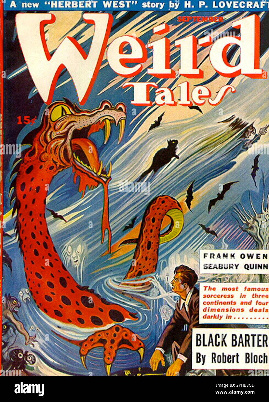 Weird Tales Settembre 1943. Foto Stock