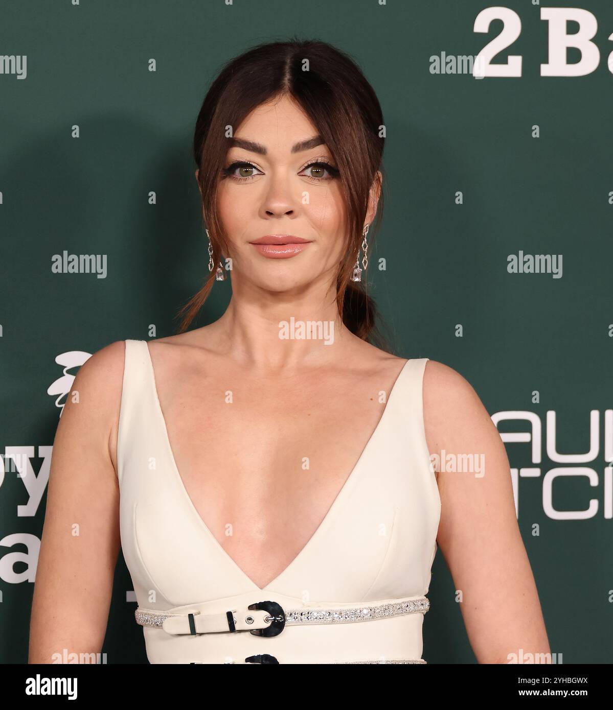 Los Angeles, Stati Uniti. 10 novembre 2024. Sarah Hyland partecipa al Baby2Baby Gala 2024 al Pacific Design Center il 9 novembre 2024 a West Hollywood, California. Foto: Crash/imageSPACE/Sipa USA credito: SIPA USA/Alamy Live News Foto Stock