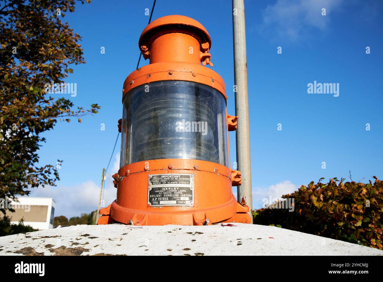 harley aircraft landing lamp company lanterna di segnalazione diurna in mostra greencastle, contea di donegal, repubblica d'irlanda Foto Stock