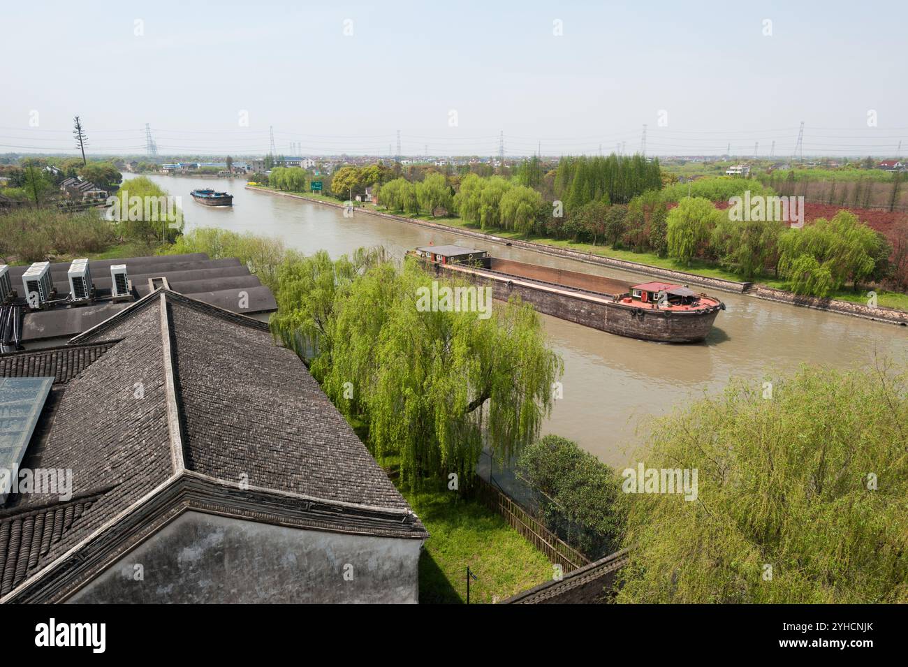 Wuzhen, nella provincia di Zhejiang, Cina e Asia Foto Stock