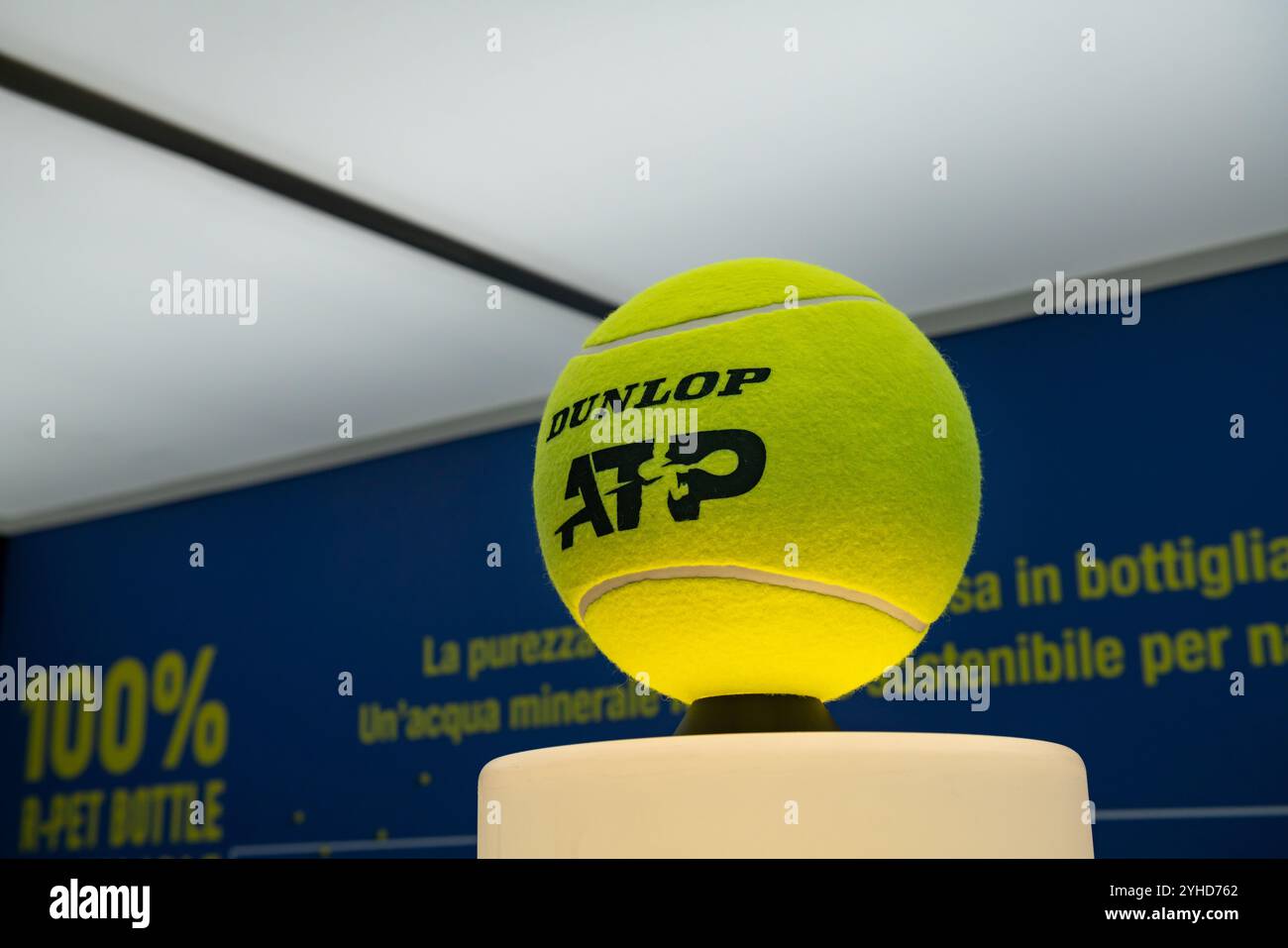 Nitto ATP Finals, pallone da tennis di Dunlop, con cui i migliori 8 giocatori del mondo competono in partite mozzafiato. tv tennis in diretta, sport, notizie, eventi, Foto Stock