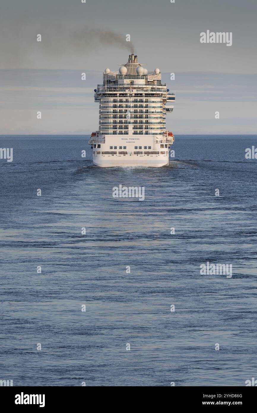 Scaffale delle navi da crociera Princess, Princess Cruises, 330 metri di lunghezza, 3600 passeggeri, cinema all'aperto, Mar Baltico, Svezia, Europa Foto Stock
