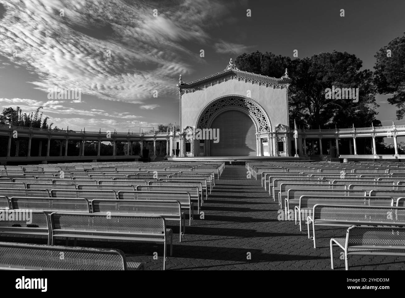 Spreckels Organ Pavilion al Balboa Park. San Diego, California. Foto Stock