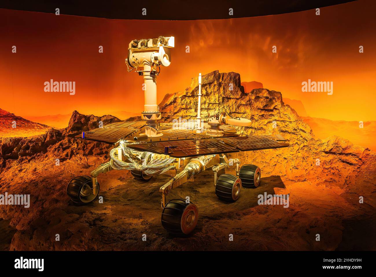 Mars Exploration Rover Spirit and Opportunity at Space Adventure - NASA Experience - Canela, Rio grande do sul, Brasile Foto Stock