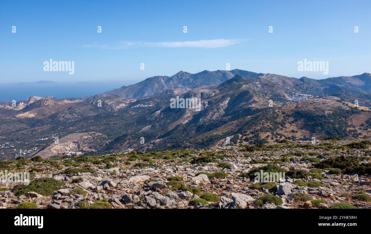 Monte ZAS, Naxos, Grecia Foto Stock