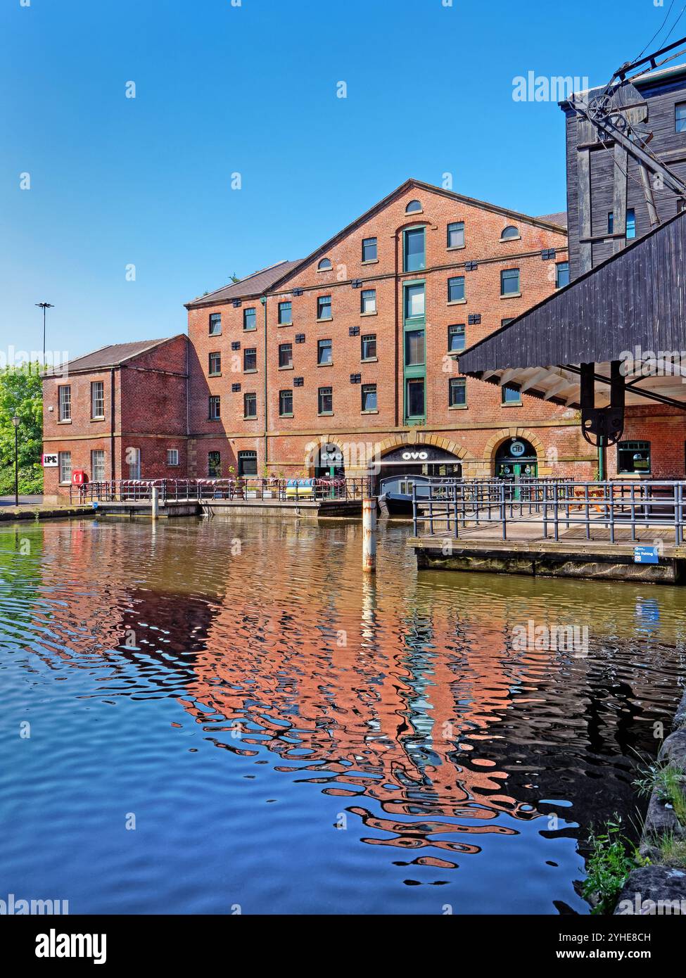 Regno Unito, South Yorkshire, Sheffield, Victoria Quays, Terminal Warehouse. Foto Stock