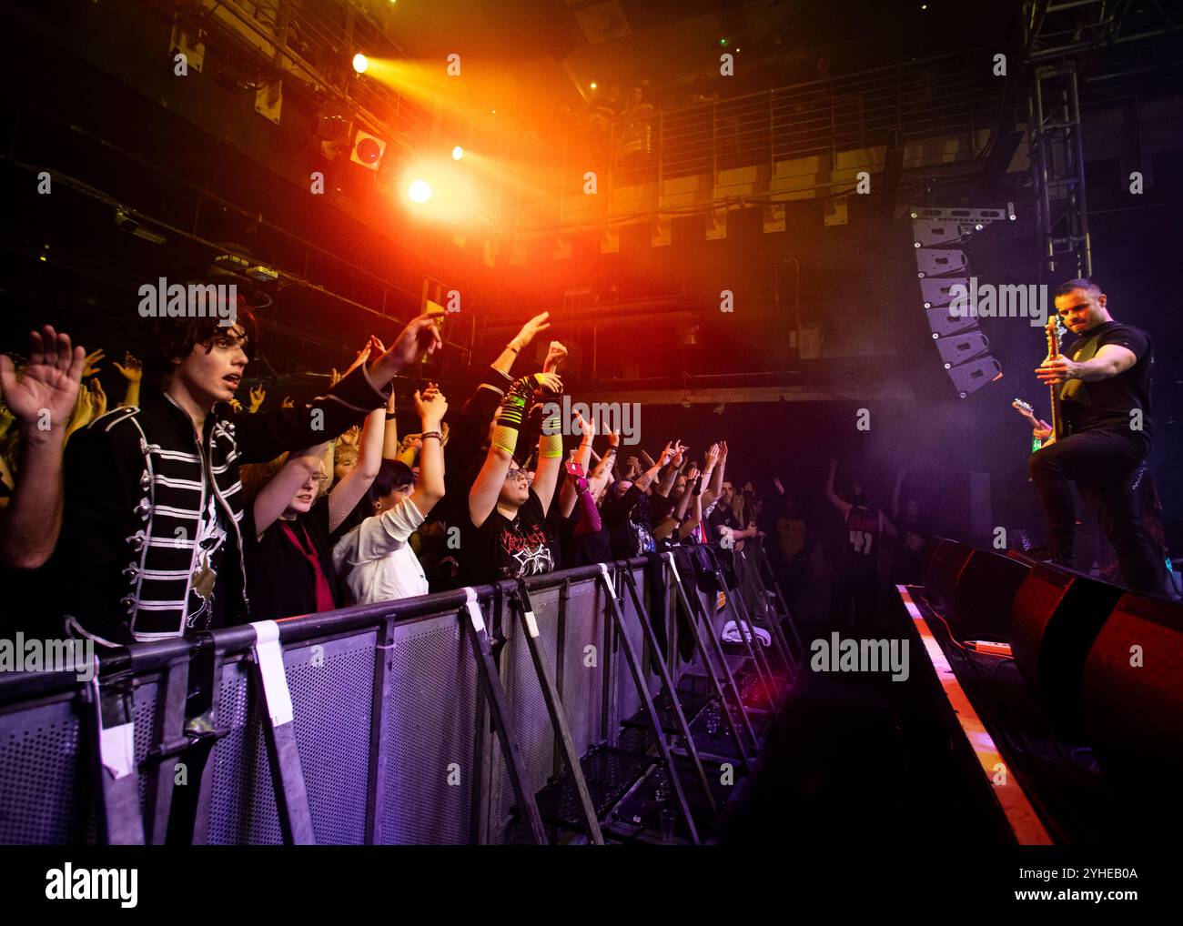 Fell Out Boy (tribute band di Fall Out Boy) si esibisce alla O2 Academy Islington, Londra © Clarissa Debenham (Film Free Photography) / Alamy Foto Stock