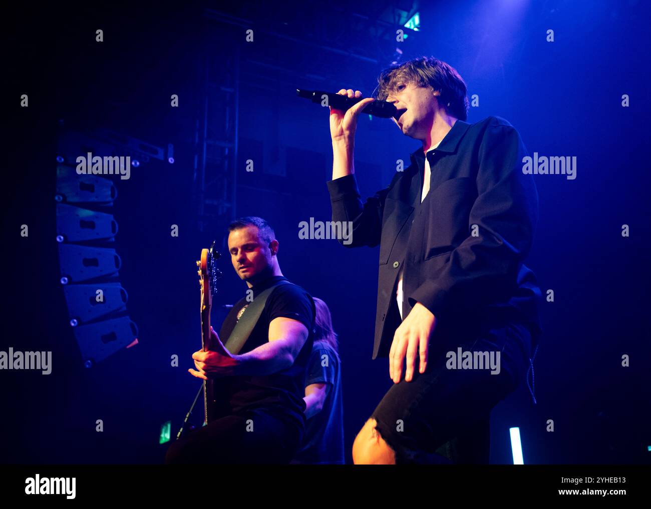 Fell Out Boy (tribute band di Fall Out Boy) si esibisce alla O2 Academy Islington, Londra © Clarissa Debenham (Film Free Photography) / Alamy Foto Stock