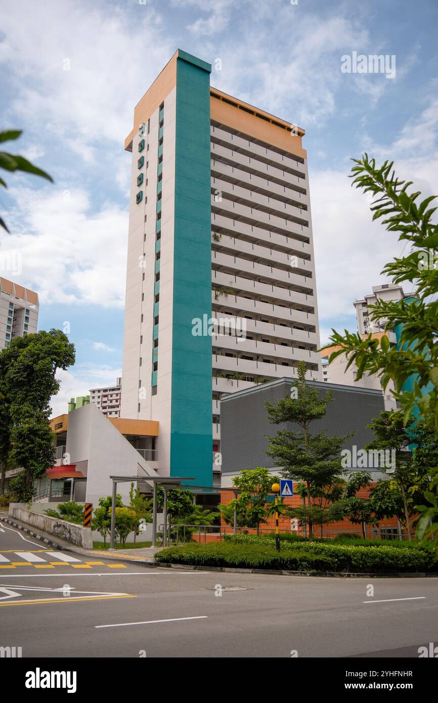 Blocco 333 Kreta Ayer Road Singapore Foto Stock