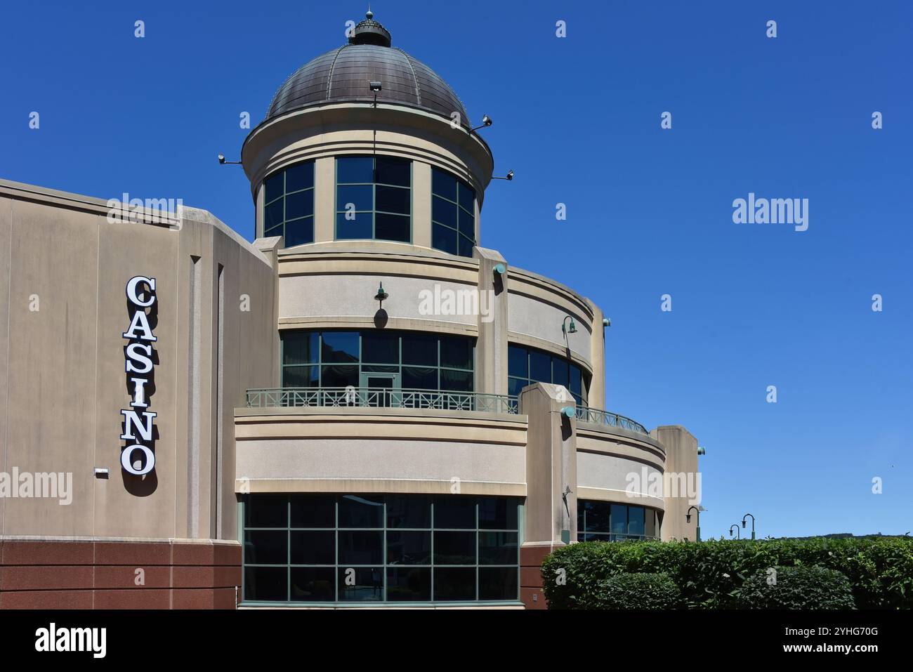 Halifax, Canada - 2 agosto 2023: Casino Nova Scotia, Halifax, aperto nel 1985 sul lungomare di Halifax ed è un'attrazione popolare nell'ori del turismo Foto Stock