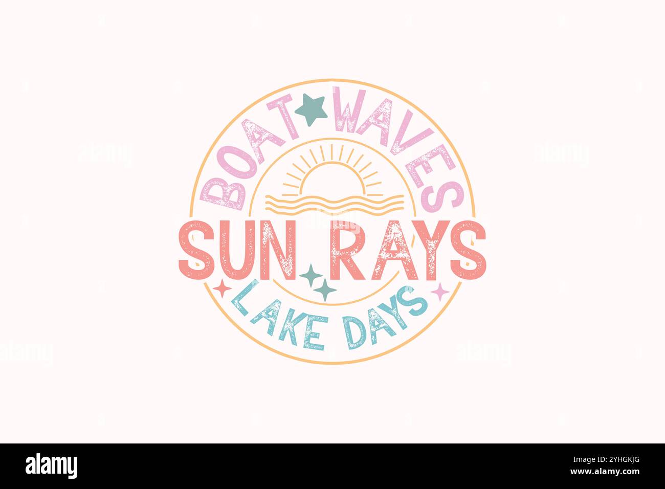 T-shirt Lake SVG Illustrazione Vettoriale