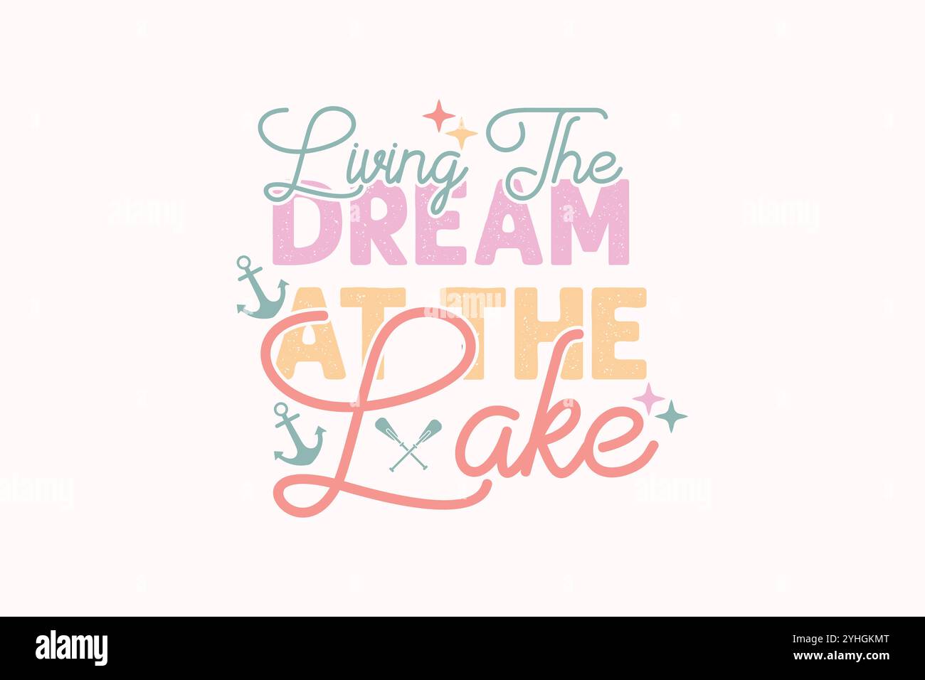 T-shirt Lake SVG Illustrazione Vettoriale