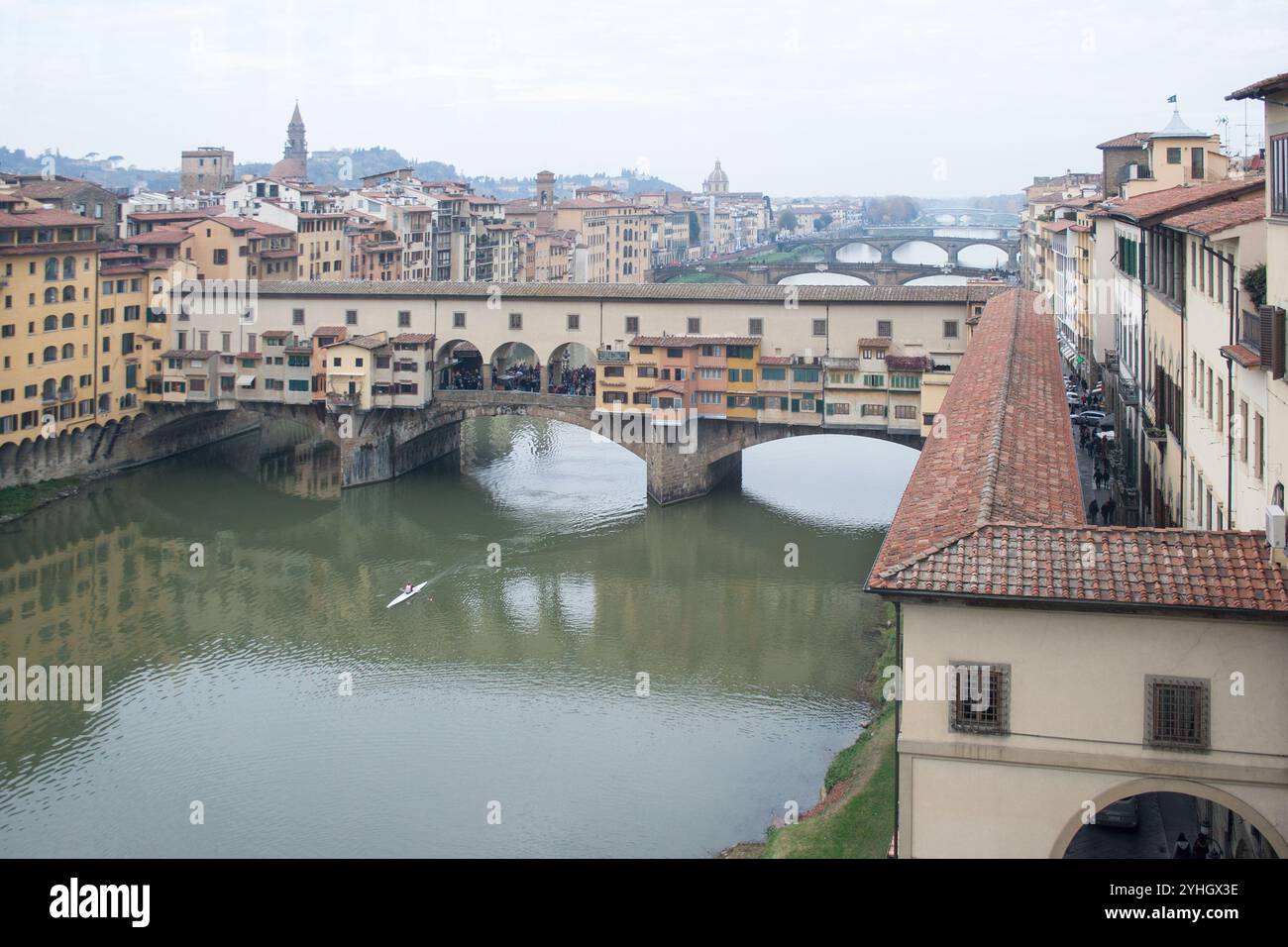 Ponte Vecchio - Firenze - Italia - Europa Foto Stock