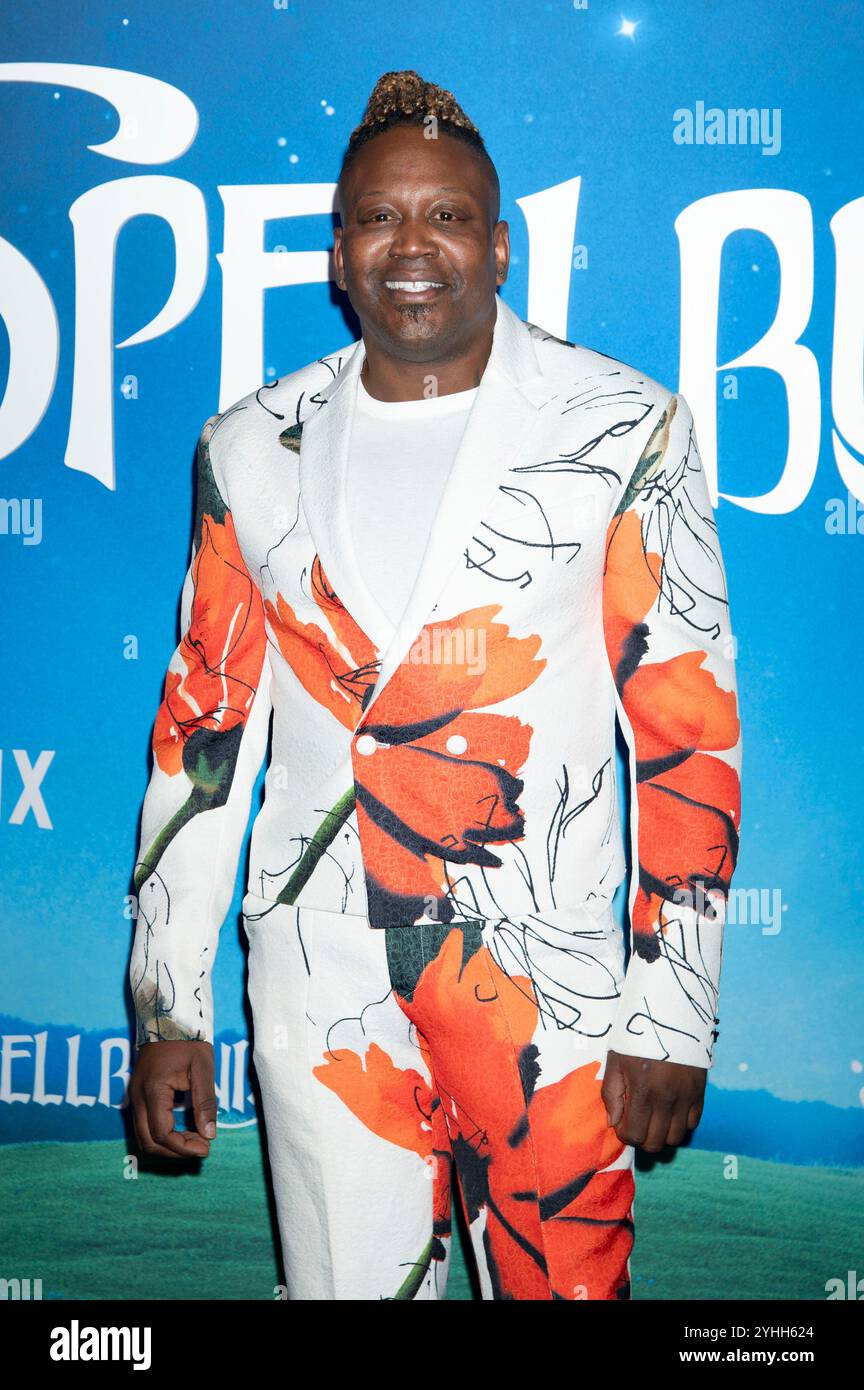 Tituss Burgess bei der Premiere des Netfilx Animationsfilms 'Spellbound' al Teatro di Parigi. New York, 11.11.2024 Foto Stock