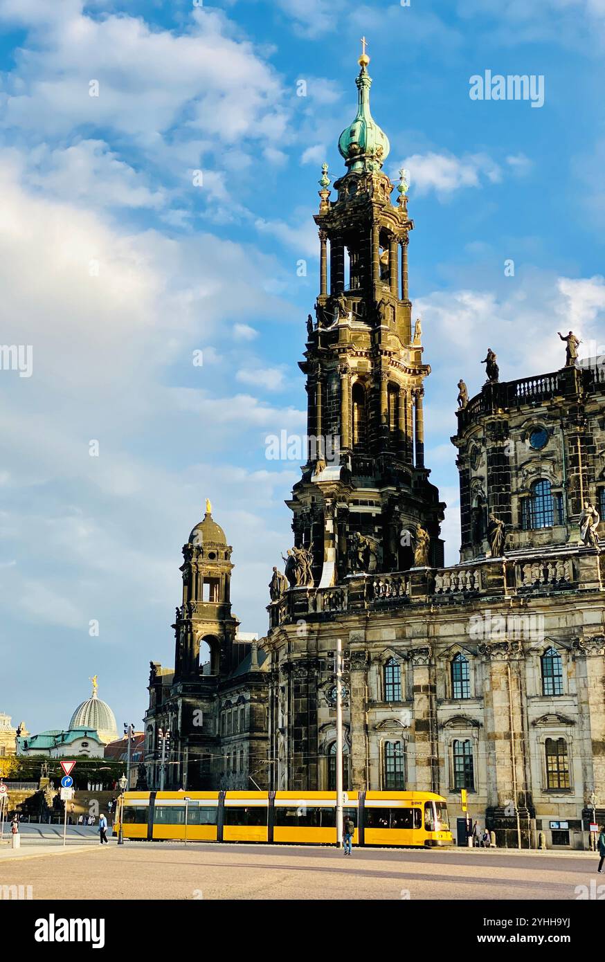 Dresda, Sassonia, Germania - Immagine stock catturata con smartphone