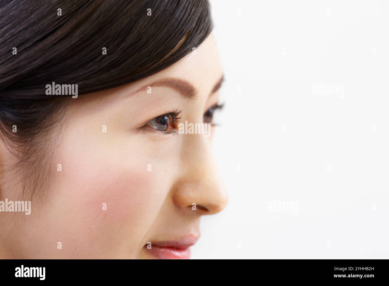 Volto di donna Foto Stock