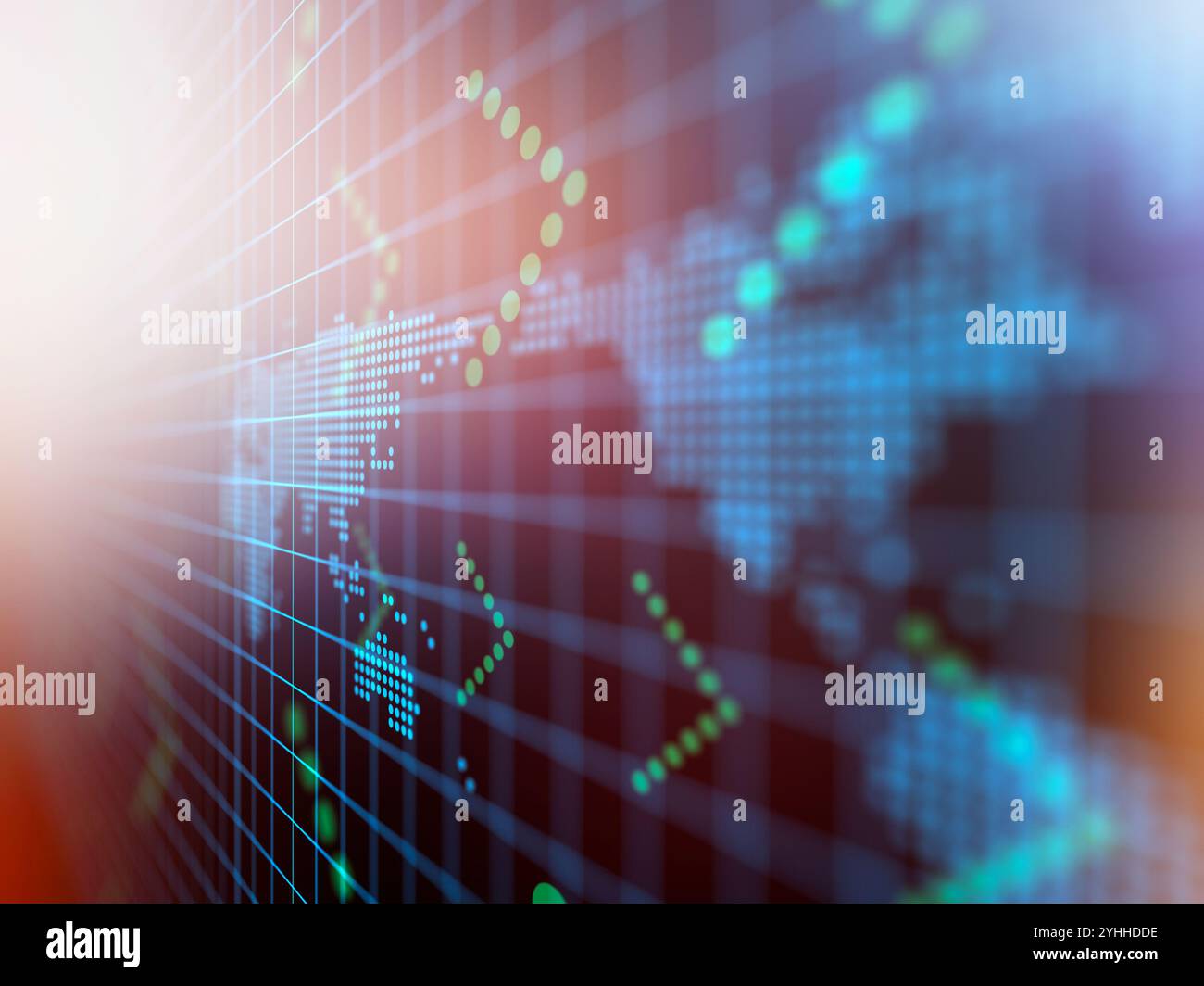 Sfondo dell'immagine della freccia e del mercato mondiale Foto Stock Sfondo dell'immagine della freccia e del mercato mondiale Foto Stock
