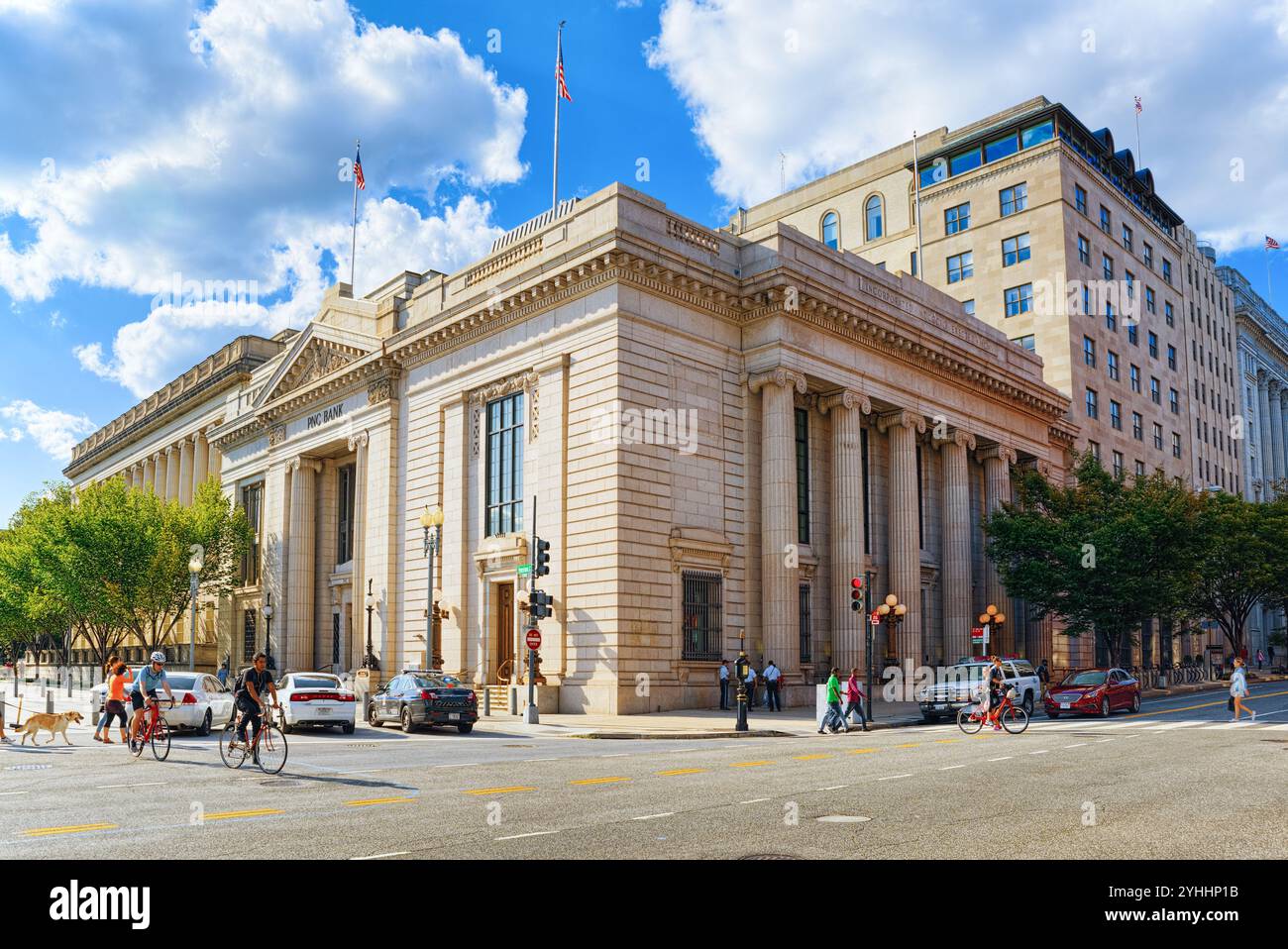 Washington, DC, Stati Uniti d'America - settembre 09,2017 : la costruzione della banca d'America,1501 Pennsylvania Avenue NW Washington DC. Foto Stock