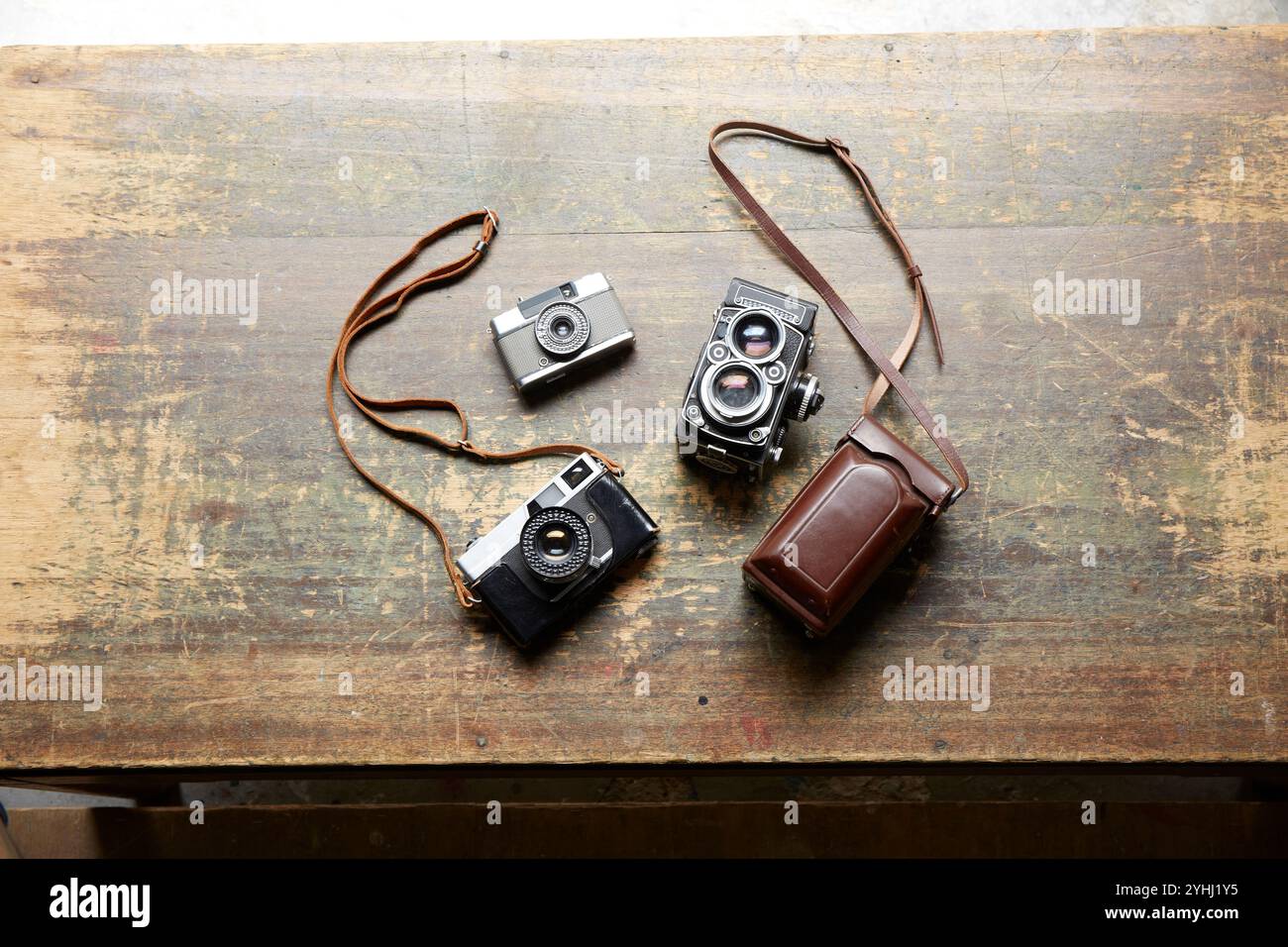 Macchina fotografica antica Foto Stock