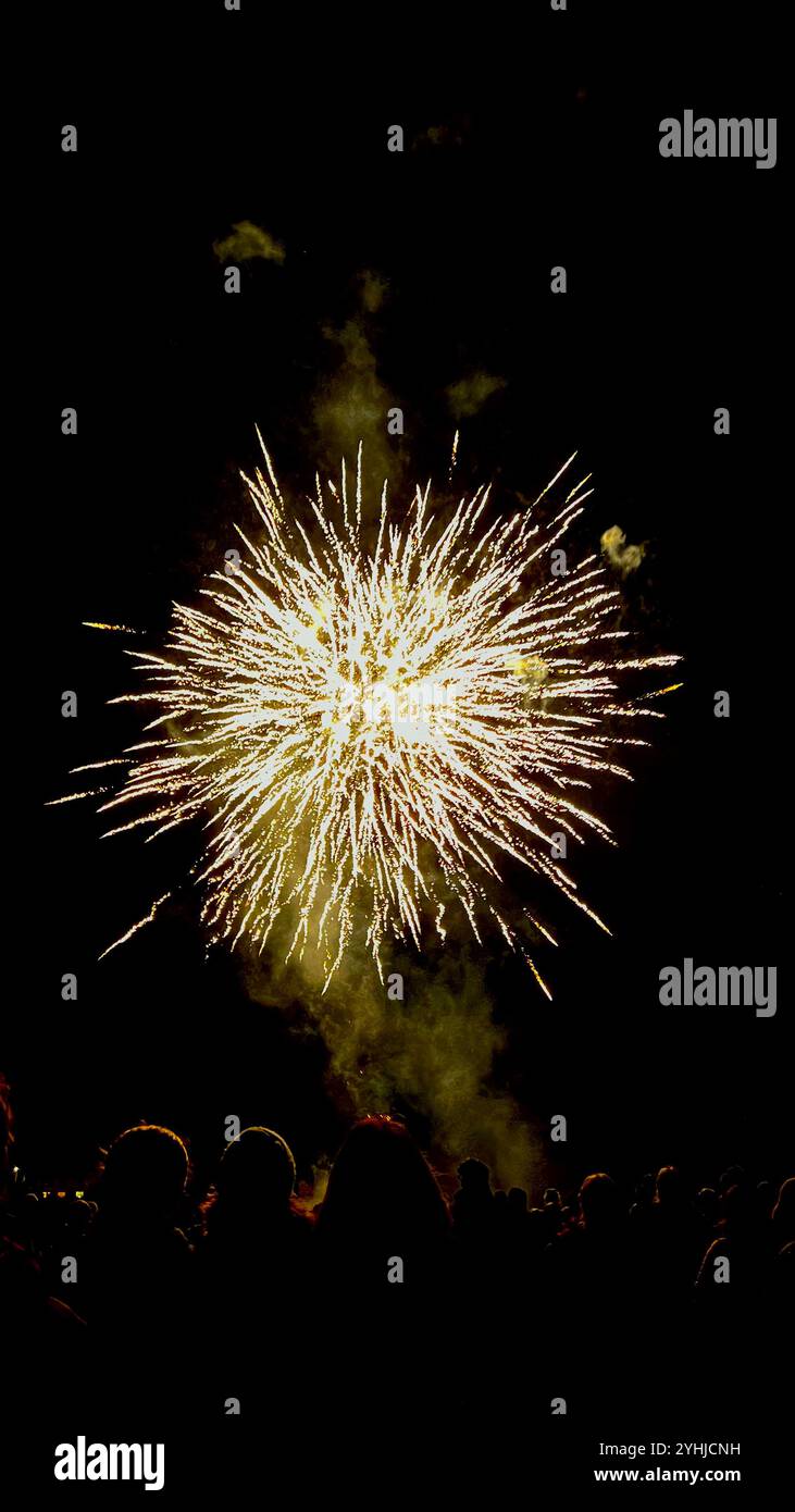 2024 fuochi d'artificio Foto Stock