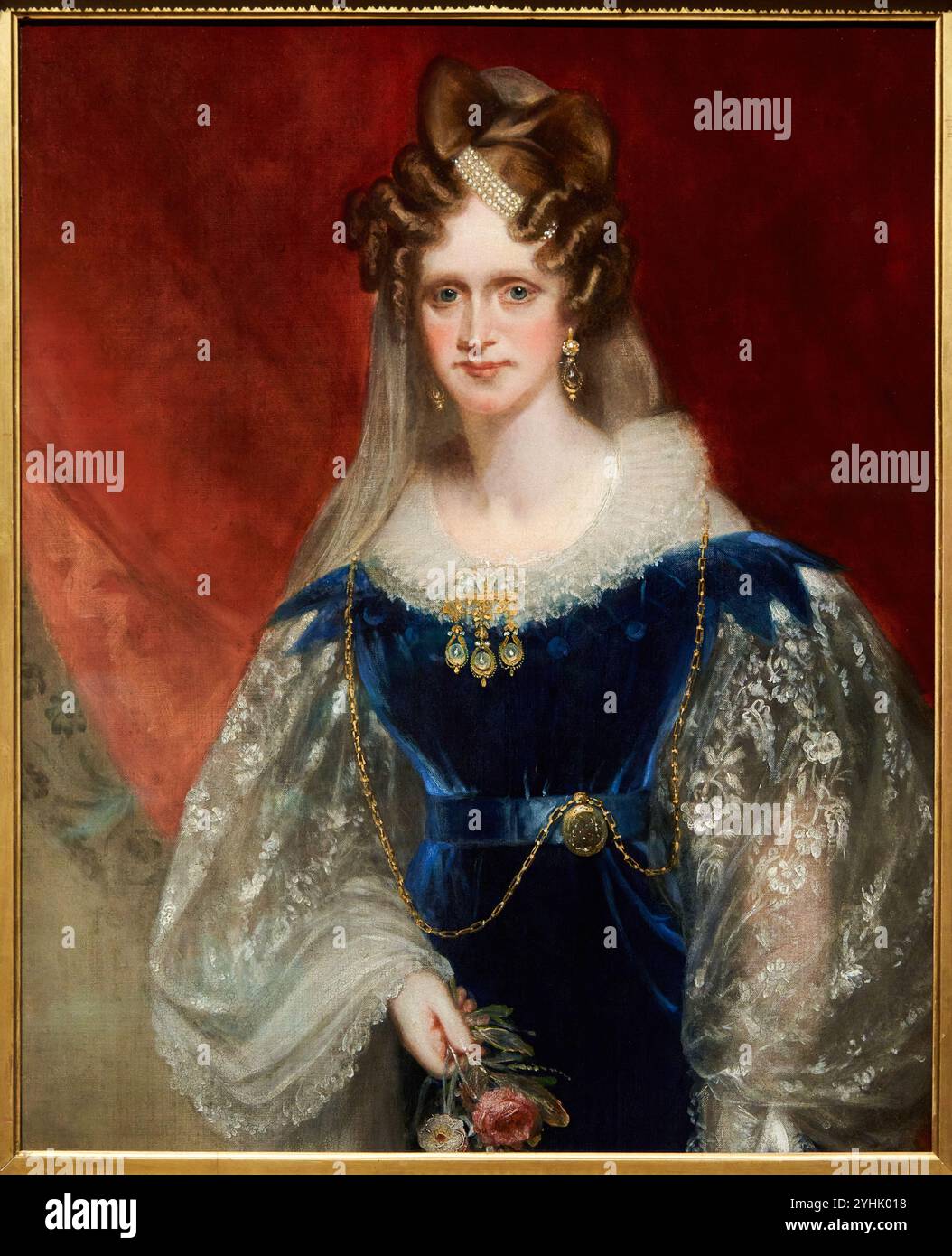 Regina Adelaide, (1792-1849), circa 1831, di un artista sconosciuto dopo un ritratto di Sir William Beechey, National Portrait Gallery, Londra, Regno Unito Foto Stock