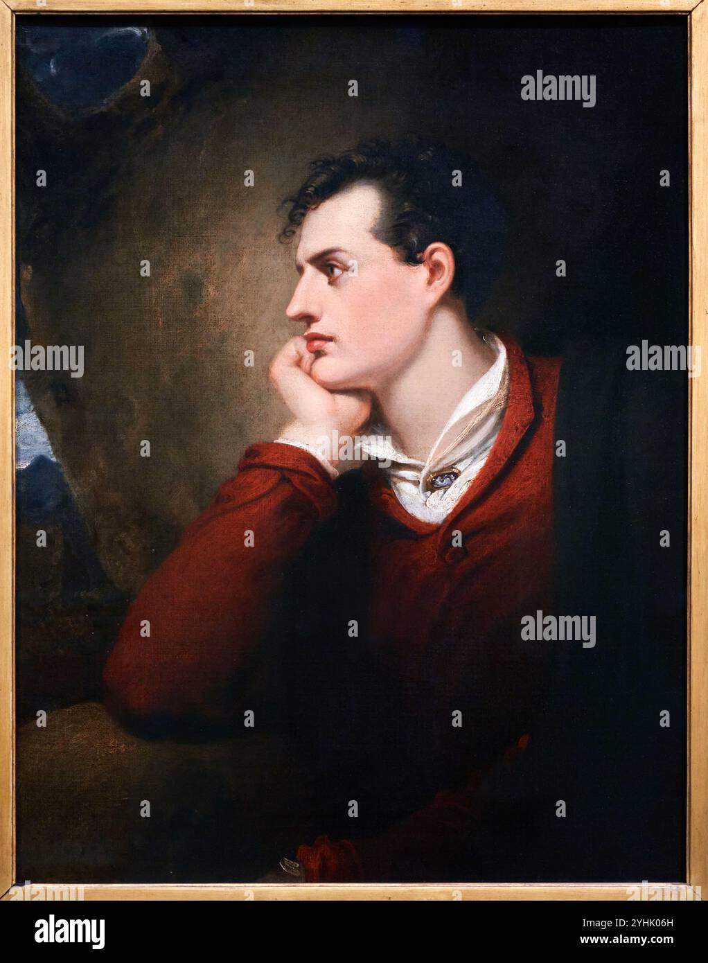 George, Lord Byron, (1788-1824), 1813, di Richard Westall, National Portrait Gallery, Londra, Regno Unito Foto Stock