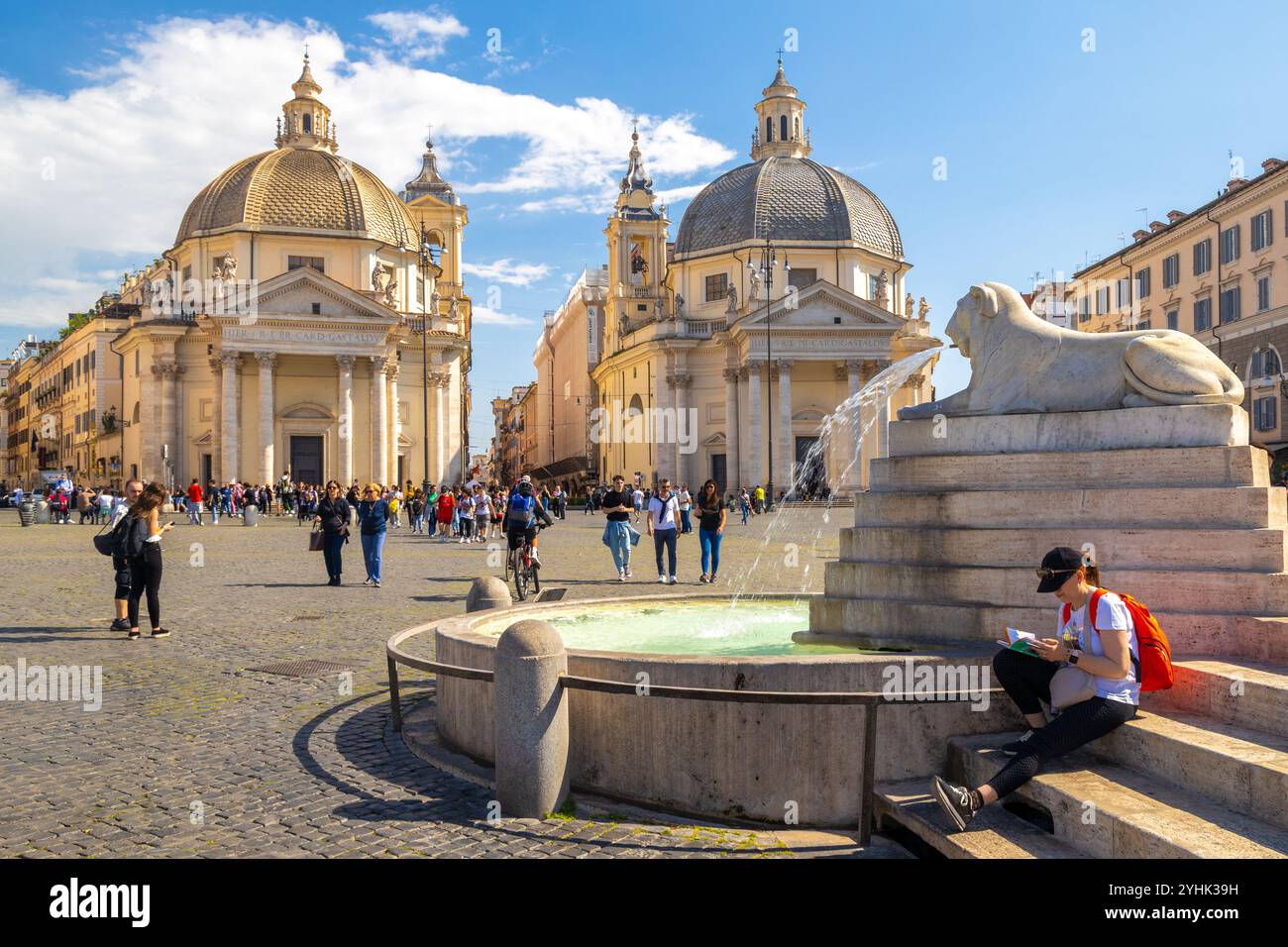 ROMA, ITALIA - 11 MAGGIO 2022: Piazza del popolo. Foto Stock