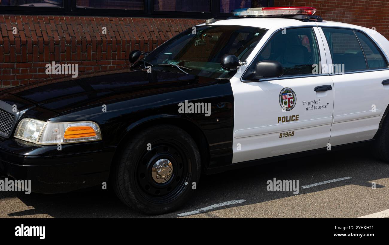 Auto della polizia americana parcheggiata a Weybridge, Surrey Foto Stock