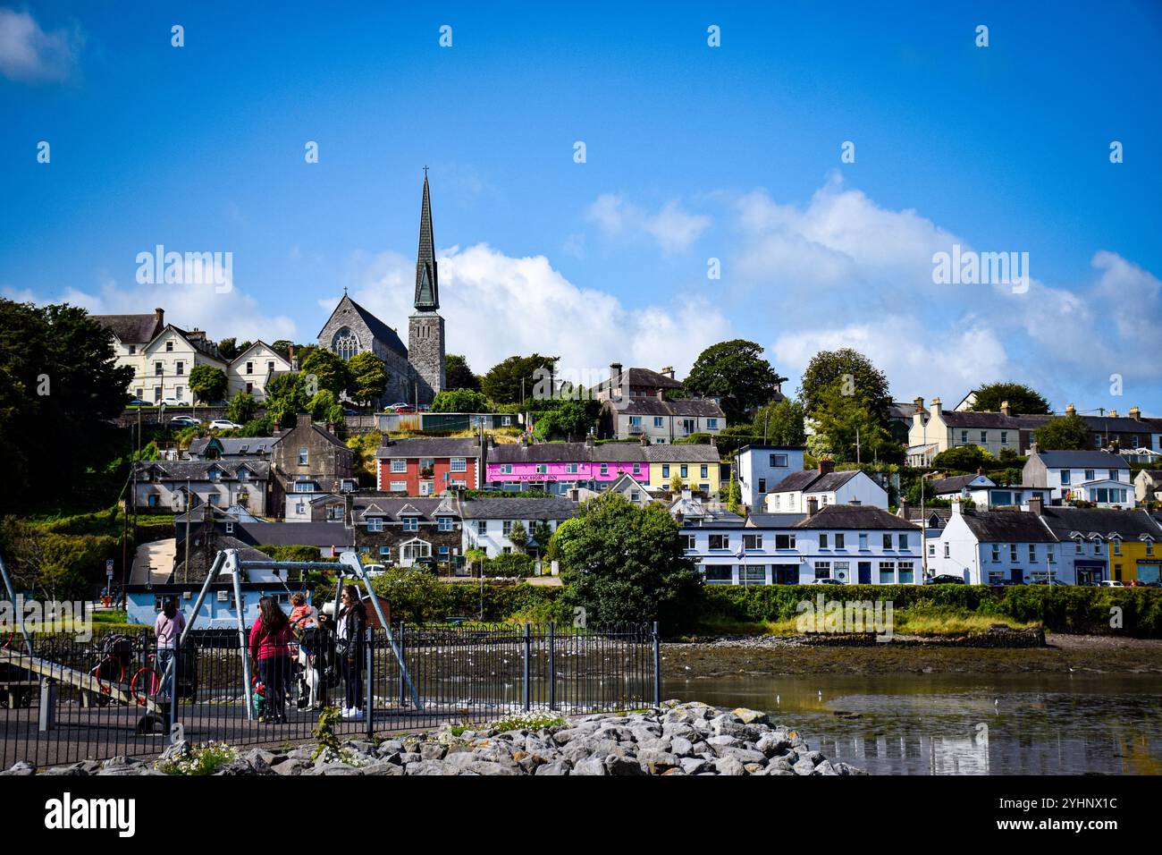 irlanda, Crosshaven, città di mare, vita irlandese, campagna irlandese Foto Stock