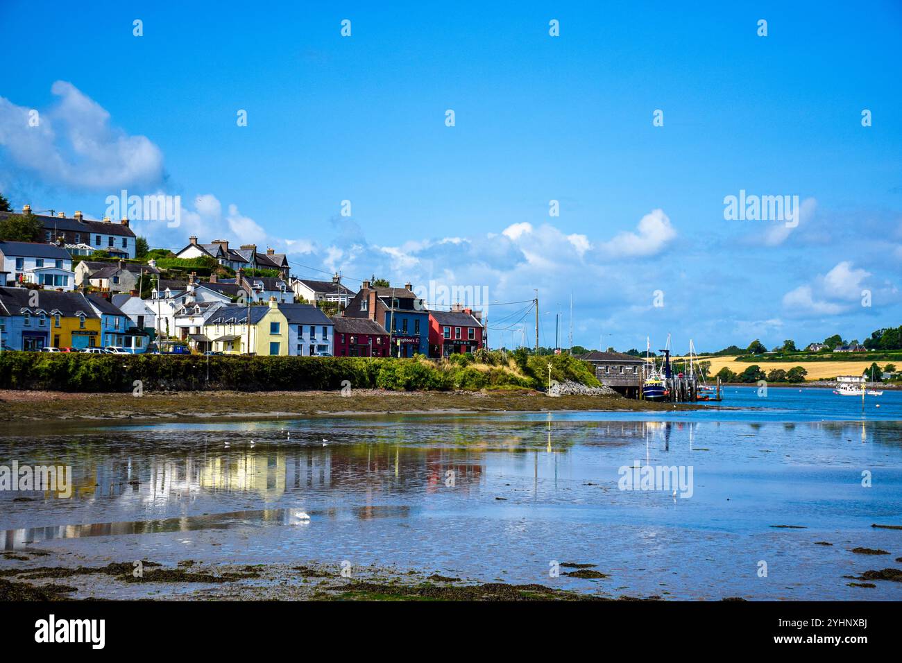irlanda, Crosshaven, città di mare, vita irlandese, campagna irlandese Foto Stock