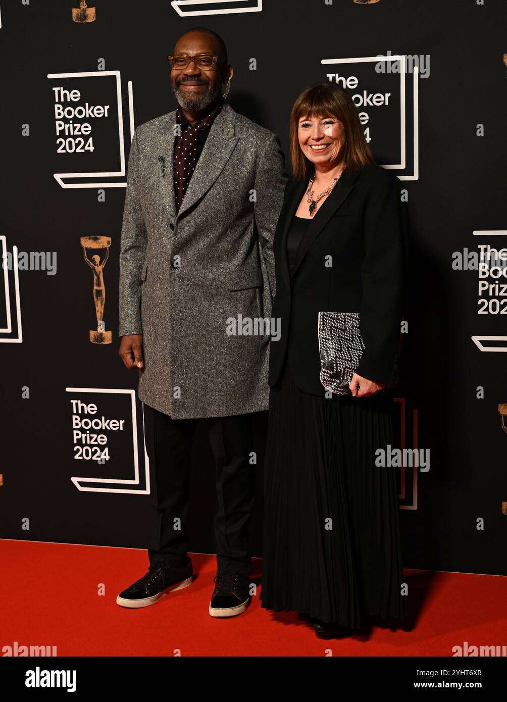 LONDRA, REGNO UNITO. 11 novembre 2024. Sir Lenny Henry partecipa alla cerimonia del Booker Prize 2024, all'Old Billingsgate di Londra, Regno Unito. (Foto di 李世惠/SEE li/Picture Capital) credito: Vedi li/Picture Capital/Alamy Live News Foto Stock