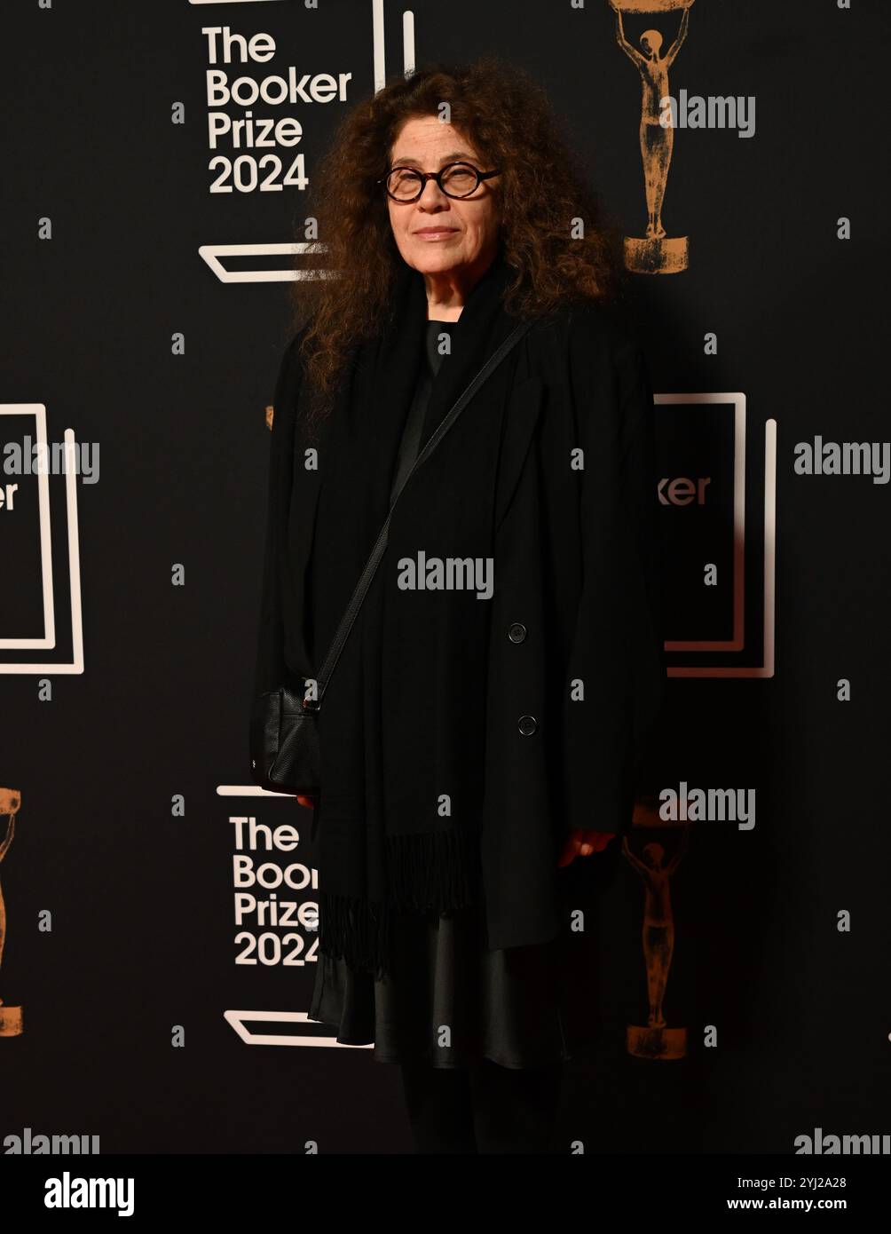 LONDRA, REGNO UNITO. 11 novembre 2024. Anne Michaels partecipa alla cerimonia del Booker Prize 2024 all'Old Billingsgate di Londra, Regno Unito. (Foto di 李世惠/SEE li/Picture Capital) credito: Vedi li/Picture Capital/Alamy Live News Foto Stock