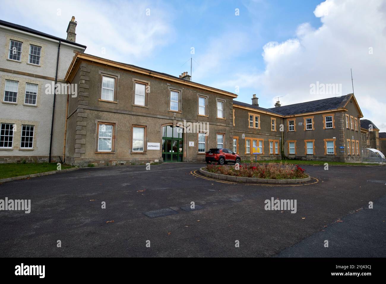 st conals hospital ex donegal district lunatic asylum poi ospedale psichiatrico letterkenny, contea donegal, repubblica d'irlanda Foto Stock