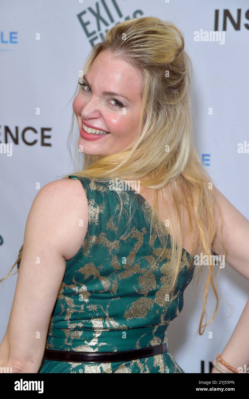 Grace Field bei der Premiere des Films 'Bury him' im Harmony Gold Theater. Los Angeles, 12.11.2024 Foto Stock