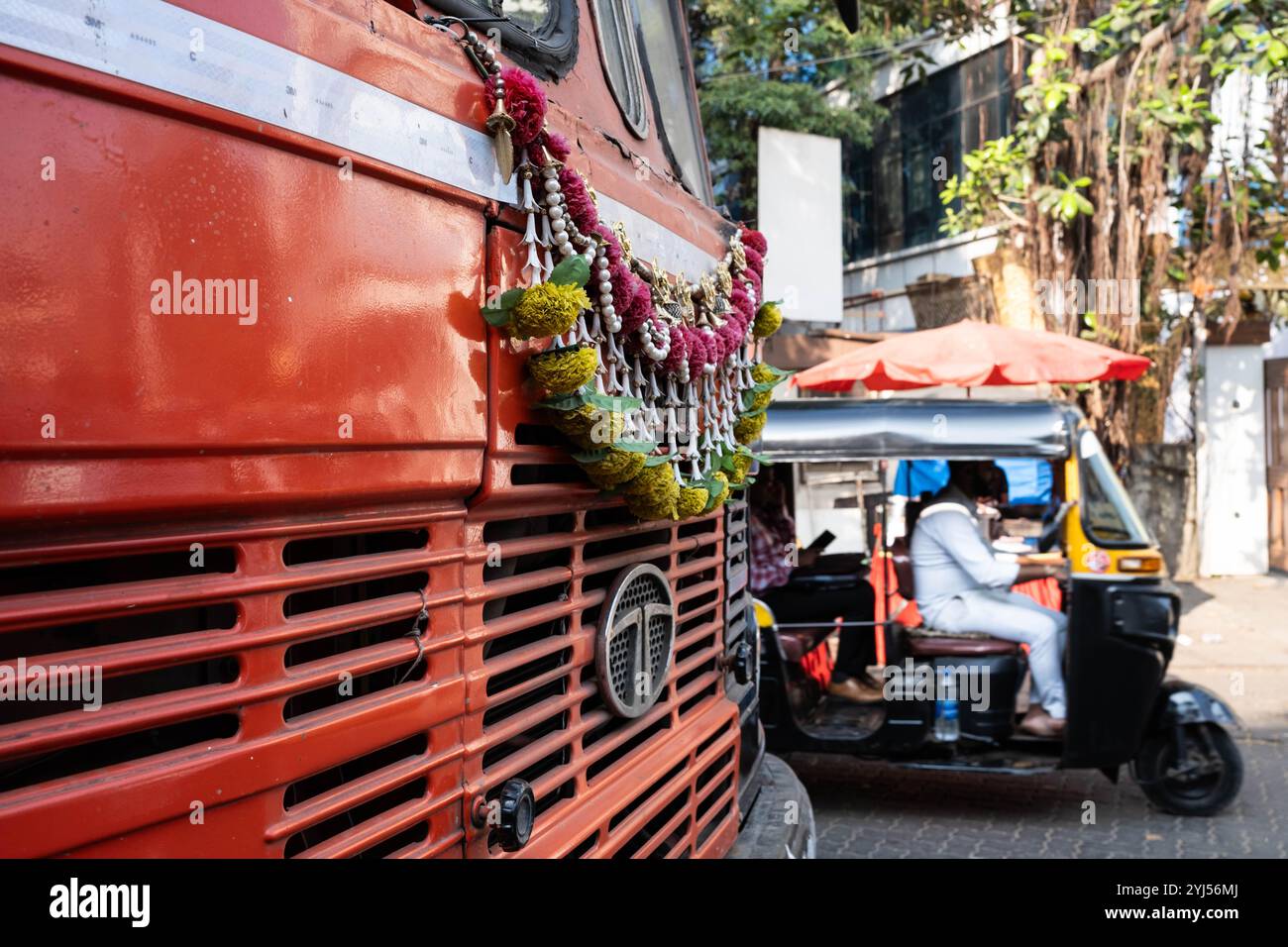 Scena di strada, Mumbai, India Foto Stock